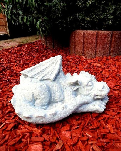 Steinfigur drache steinguss - drache,,