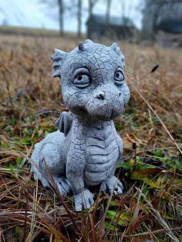 Gartenfigur gartendrache - gartenfigur,