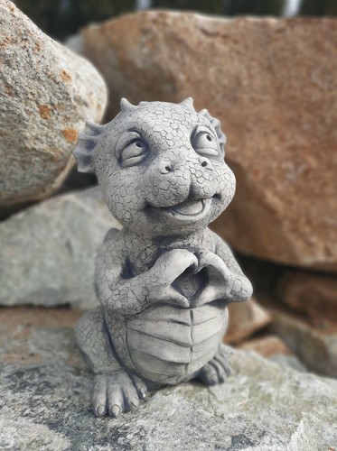 Gartenfigur gartendrache - gartenfigur,
