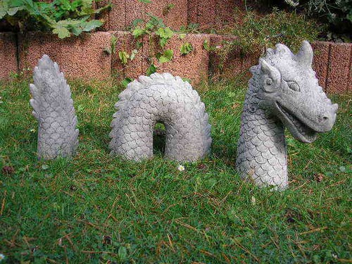 Drachenwurm 3 teiliger - -, 3-teiliger
