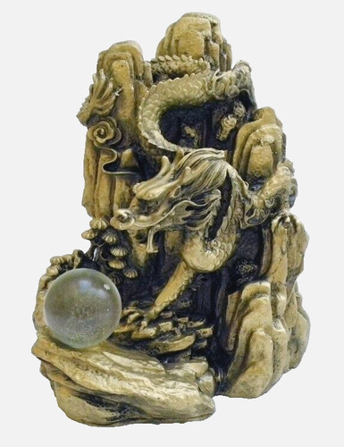 Neu drachenfigur mit zierkugel - drachenfigur,
