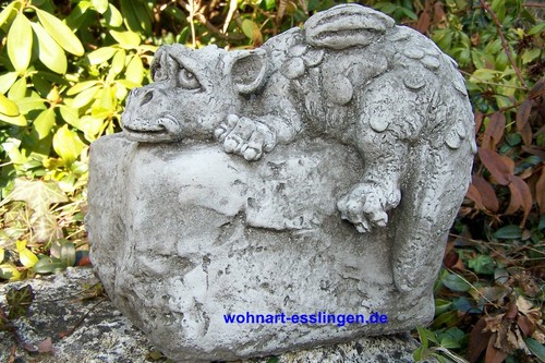 Kt318 319 drache auf stein - drache,