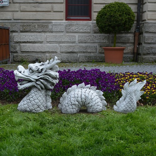Chin drache teilig - chin., 3-teilig