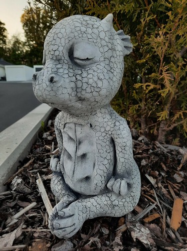 Steinfigur drache - drache,