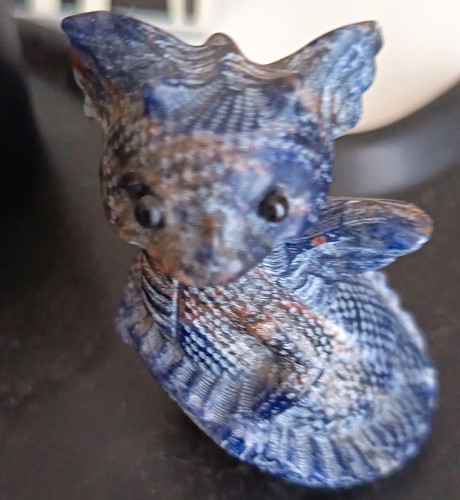 Blaue drachenfigur aus - drachenfigur,