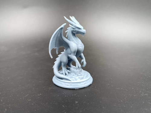 Stehender drache mit - stehender,