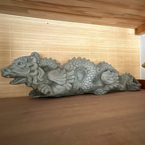 Drachen skulptur statue - drachen,