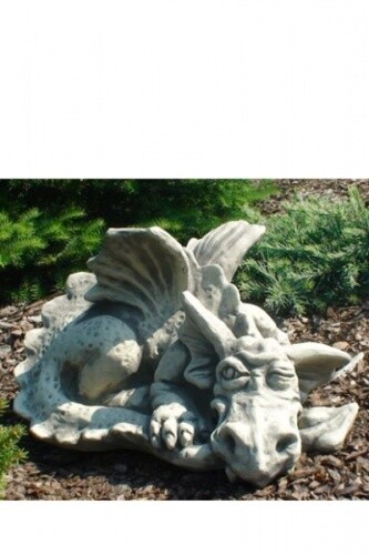 Gartenfigur drache peep - gartenfigur,
