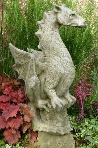 Steinguss drache halvard fiona - drache,