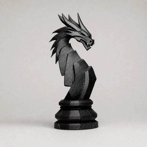 Geometrische drachenstatuette - geometrische,