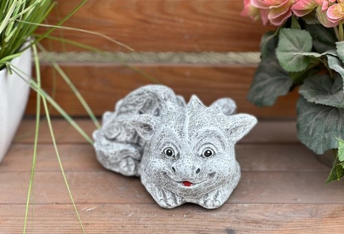 Steinfigur drache enzo - steinfigur,